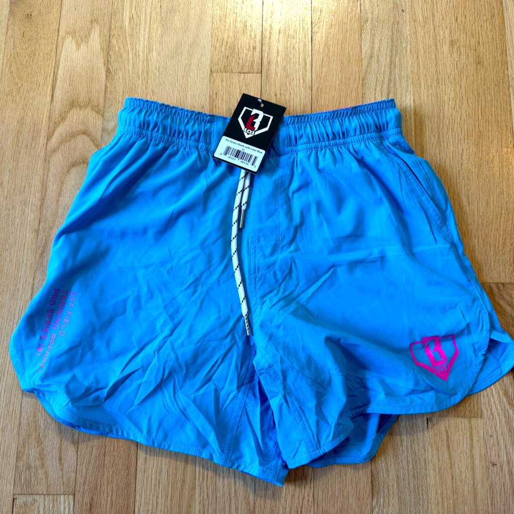 Baseball 101 shorts YL Cotton Candy color